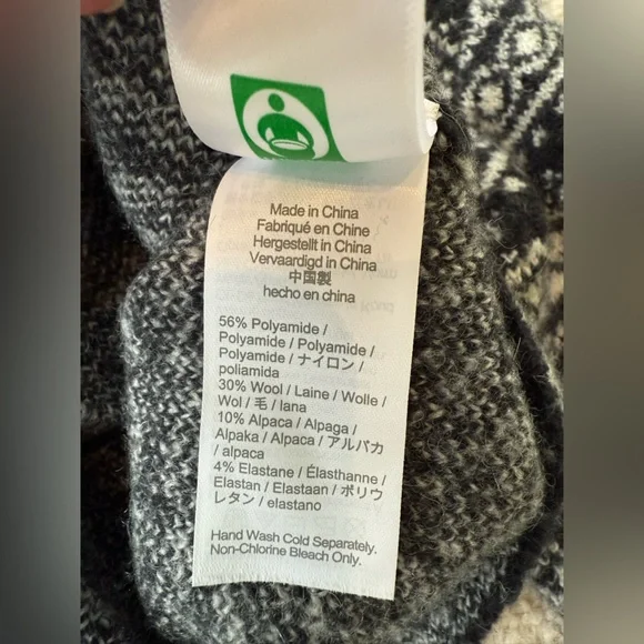 CrewCuts Girls' Fair Isle cropped sweater in Supersoft yarn | size xxs 2-3 - Picture 5 of 8